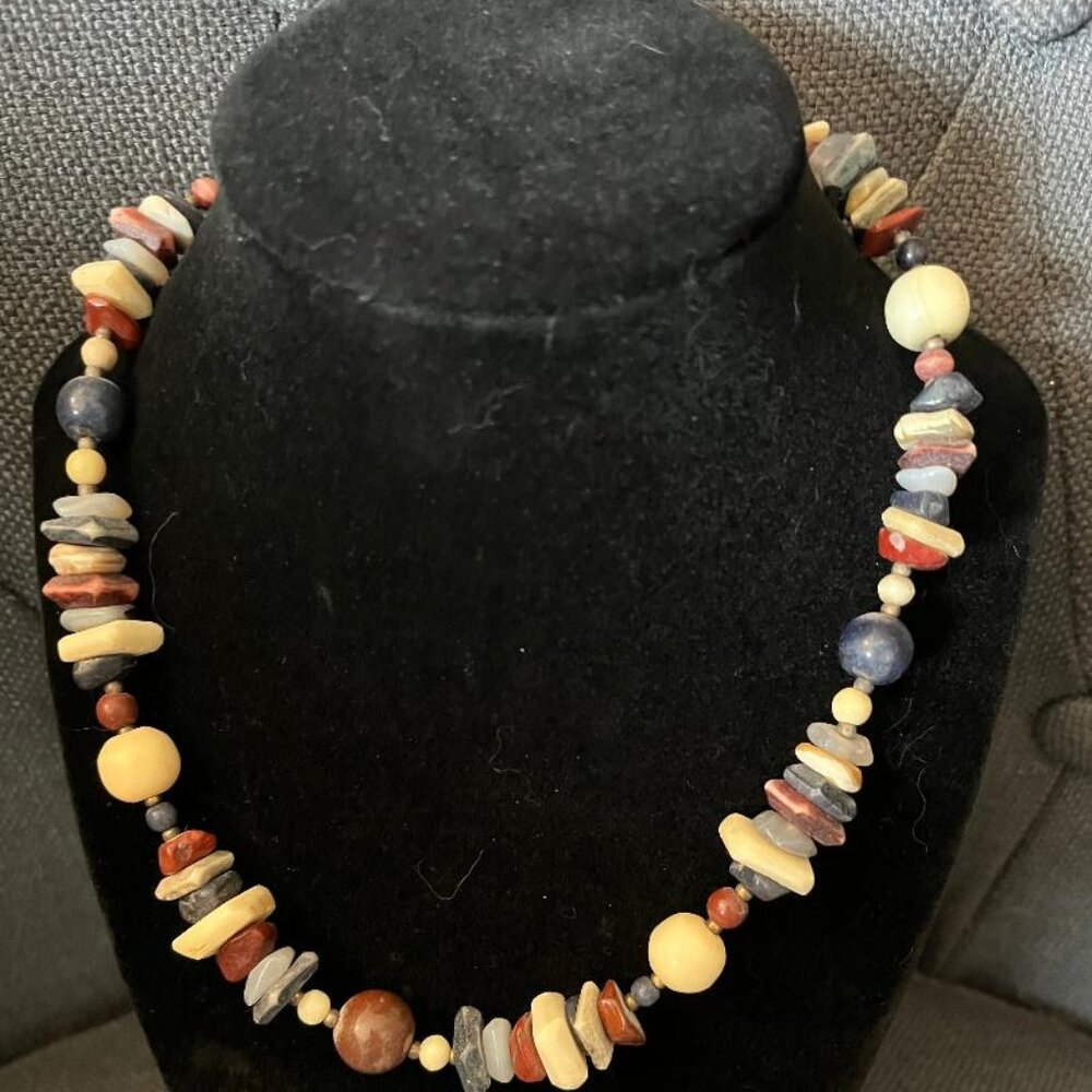 Natural Multi-stone Necklace